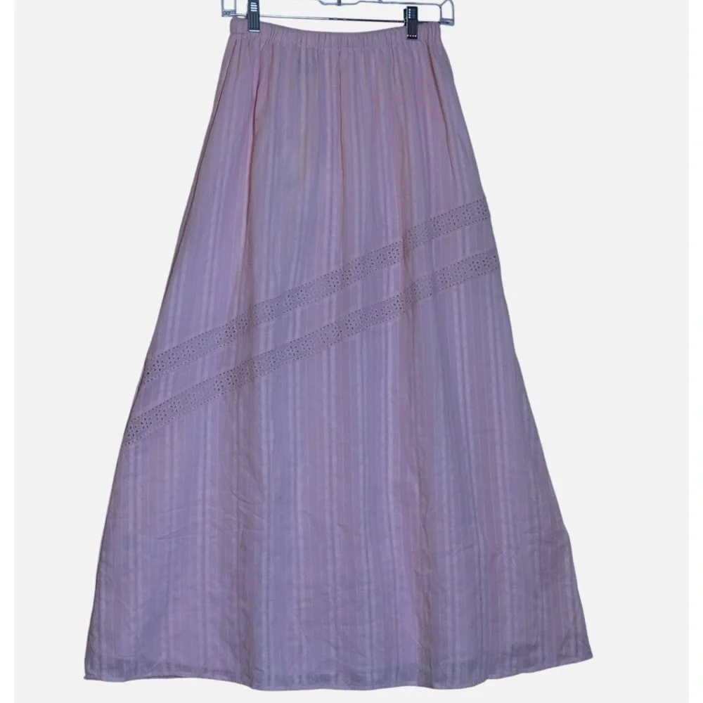 NEW Peppermayo Maxi Skirt Blush Pink Festival Boho Cottage Beach Hippie 4 - Picture 4 of 6